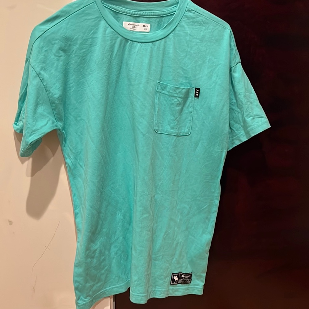 Cyan shirt for boys 12-14